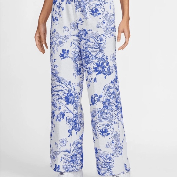 Nike vintage retro jacquard floral graphic loose fit pants - Picture 4 of 11